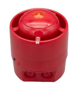 KE-AS3015R-CMIP, Excellence Series Intelligent Addressable Weatherproof Sounder/Visual Alarm, Ceiling Mount