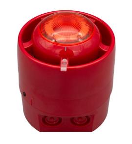 KE-AS3111R-IP, Excellence Series Intelligent Addressable Weatherproof Sounder/Visual Indicator with Isolator