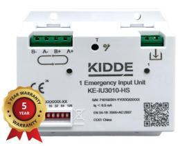KE-IU3010-HS, Excellence Series Intelligent Addressable Priority Input Unit