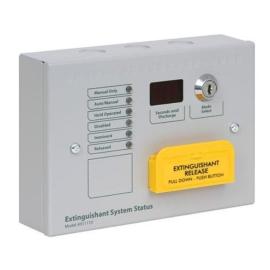 Kentec, (K911110M8), Sigma Si Extinguishant Status: 6 Lamp c/w Mode Select & Manual Release, Surface