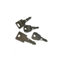Kentec, (S005), Spare Key Set:  Enable Switch Key, 3 x Cabinet Lock (refs:901, 801, FH001, KT3001 & CAT 30)
