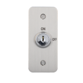 KEY-AFMAKA, Flush architrave key switch, 2-position, maintained, keyed alike