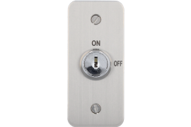 KEY-ASMAKA, Surface architrave key switch, 2-position, maintained, keyed alike