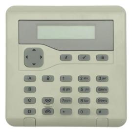 KEY-KPZ01, Wired keypad with built-in proximity reader and 2 zone inputs