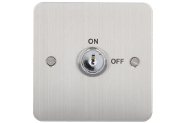 KEY-SFMAKA, Flush key switch, 2-position, maintained, keyed alike