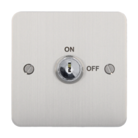 KEY-SFMAKD, Flush key switch, 2-position, maintained, keyed to differ