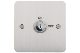 KEY-SSMOKA, Surface key switch, 2-position, momentary, keyed alike