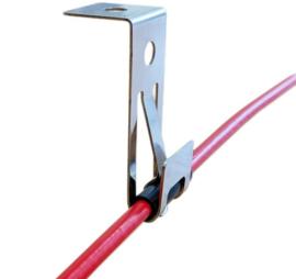 Kidde AirSense, A1541-100, LHD Cable Accessory - J Lock Clip Stainless Steel w/Sleeve