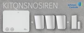 KITQNSNOSIREN, IQ4 No Screen Panel + 3 x MP802 (Pirs) 1 x MC303V (Door Contact) No Siren