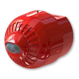 Klaxon, ESB-5004, Sonos Pulse Wall Beacon SB Red body White Flash (17-60 V DC)