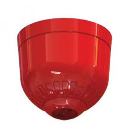 Klaxon, ESD-5007, Sonos Pulse Ceiling Beacon DB Red Body Red Flash (17-60 V DC)