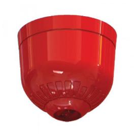 Klaxon, ESF-5007, Sonos Pulse Ceiling Sounder Beacon DB Red Body Red Flash (17-60 V DC)