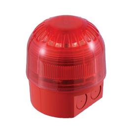 Klaxon, PSC-0051, Sounder Beacon (LED with Link) Clear Lens, Red LED, Head Only