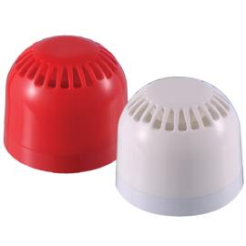 Klaxon, PSS-0039, Sounder Only White body, Shallow Base (9-60V DC)