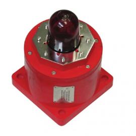 Klaxon, TCB-0033, EXD Sounder Beacon 12-48 VDC 5W LED, Red Lens