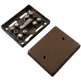 KnightP (J80B) 8 - Way Junction Box Brown