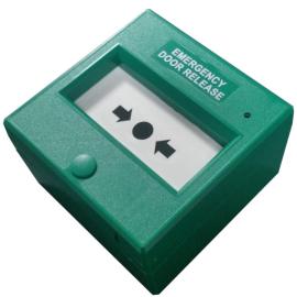 KnightP (MX76SG) Green Double Pole Resetable with LED for Mag Locks