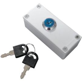 KnightP (P01W) Pass Key Switch. Alum Tampered White
