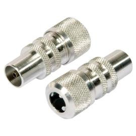LCXA, 9.5mm Quality Aluminium Coax Plug