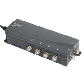LDA204K, 2 In 4 Out VHF/UHF 10dB With F-Type Connections