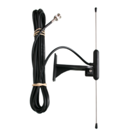 LDPPRO, Lightweight 1/2 wave dipole aerial, wall mount with 5 metre cable. Inc. gland for PageTek Pro. BNC fitting.