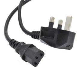 LEAD/IEC, 2M IEC LEAD - UK MAINS PLUG TO C13 CONNECTOR