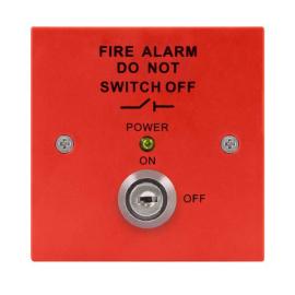 MAGISORP, MAGFIRE Mains CIE Isolator Switch Red