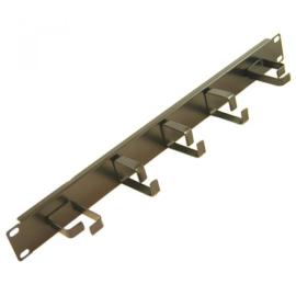 MANBAR1U3V2H, All-Rack 1U Cable Management Bar 5 65mm Rings - 2 Horizontal & 3 Vertical