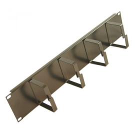 MANBAR2U4R, All-Rack 2U Cable Management Bar 4 65mm Rings