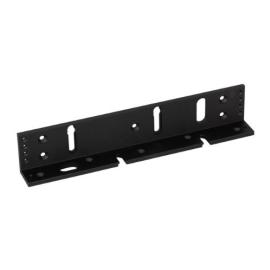 MBK-BK600L, Matt Black Adjustable  L Bracket for use with the ML600 range of maglocks. 250(L) x 47(H) x 28(D) (all mm)