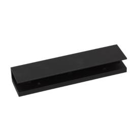 MBK-BK600U, Matt Black U Bracket for use with the ML600 range of maglocks. For use when the Maglock is fitted to frame and armature plate fitted to a glass door.