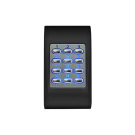 MTPADPBK-EH-SA, Black surface back lit keypad for 99 codes 1 relay and self contained promimity reader, 12/24V AC or DC (IP65 rated)