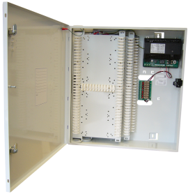 MULTI-ACCESS-PSU6, 13.8Vdc 8A or 27.6Vdc 4A switchable BM SMPSU, 8-Way Fused Output Module