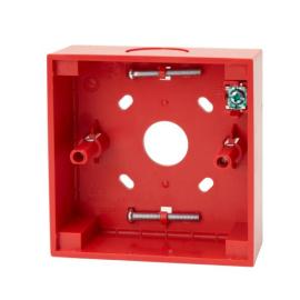 N-MC-BB-R, Red surface mount back-box for DM3000, KAL750 and ZP780 series manual call points