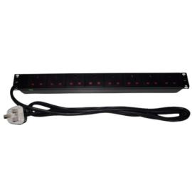 PDU8H, All-Rack UK Horizontal PDU