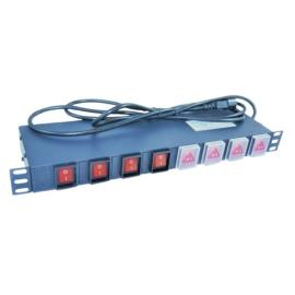 PDUIEC8INDSW, All-Rack Horizontal IEC 8 Way PDU Individually Switched
