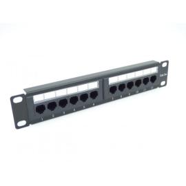 PNL12AB, All-Rack 10 Inch 12 Port SOHO Patch Panel Cat 5e