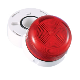 QBS-0022, LED Flashguard Special Intrusion Beacon with Red Lens 230v AC