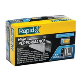 RAPID (11893510) 28/10mm DP  Galvanised Cable Staples (Bx 5x1,000) 