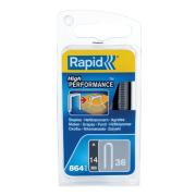 RAPID (40109627) 36/14mm DP Galvanised Cable Staples (Bx 864) gallery thumbnail