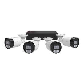 RC24KB4W, Rekor IP 24/7 IP PoE 2MP 4CH 4 Camera Bullet Kit 1TB White
