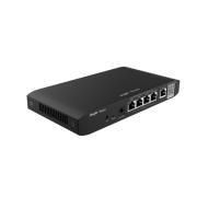 RG-EG105G-P-V3, 5-Port Gigabit Cloud-Managed Router includes 4 x PoE/PoE+ ports, upto 2 WANs, 100 concurrent users, 600 Mbps (1000 Mbps in Turbo mode). gallery thumbnail