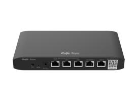 RG-EG105G-V3, 5-Port Gigabit Cloud-Managed Router, 100 concurrent users, 600 Mbps (1000 Mbps in Turbo mode).