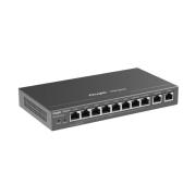 RG-EG210G-P, 10-Port Gigabit Cloud Managed Gataway,  8 POE/POE+ ports, up to 4 WAN ports, 200 concurrent users, 600Mbps. gallery thumbnail