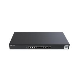 RG-EG310GH-E, Rack-mountable 10-port full gigabit router, concurrency of 300, max 1.5 Gbps throughput; cloud remote management supported.
