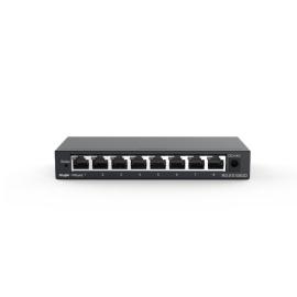 RG-ES108GD, 8-Port Gigabit unmanaged Switch, 8 Gigabit RJ45 Ports ,Steel Case