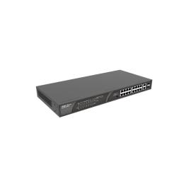 RG-ES118S-LP, 16-Port 100Mbps + 2 Gigabit RJ45/SFP combo Ports, 16 of the ports support PoE/PoE+ power supply, unmanaged switch