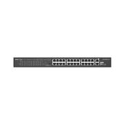 RG-ES126S-LP V2, 24*10/100Mbps Base-TX Ports(POE, Max PoE budget:180W) ,2*10/100/1000Mbps Base-T with 1Combo Uplink Ports gallery thumbnail