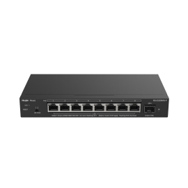 RG-ES209MG-P, 8-Port 2.5G Cloud Managed PoE Switch, 1 x 10G Uplink