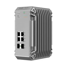 RG-NIS3100-4GT2SFP-HP, 6-Port Gigabit Managed Switch with 4 PoE+ Ports, 2 SFP Uplink Ports